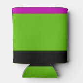 ピンク、緑、黒グラデーション 缶クーラー (裏面)