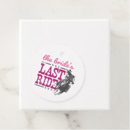 ピンク 花嫁の最後の騎乗 フェイバータグ