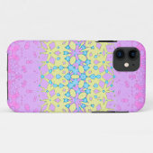 ピンク、薄紫、黄色、スカイブルーの幾何学的 Case-Mate iPhoneケース (裏面(横))
