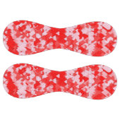 ピンク&赤いハートソフトボール ソフトボール (パネル)