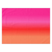 ピンク、赤、オレンジのグラデーションのテーブルクロス テーブルクロス (正面(横))