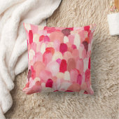 ピンク、赤、ベージュの斑点のシームレスなパターン。ワット クッション (ブランケット)