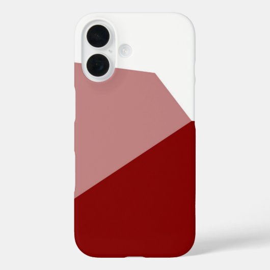 ピンク 赤 白 Case-Mate iPhoneケース (裏面)