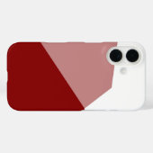 ピンク 赤 白 Case-Mate iPhoneケース (裏面 (横))