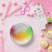 ピンク 赤 黄色 オレンジ 青 緑 カスタム モダン ペーパーボウル (パーティー)