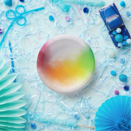 ピンク 赤 黄色 オレンジ 青 緑 カスタム モダン ペーパーボウル (パーティー)