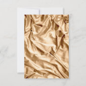 ピンク&金ゴールドありがとうエスニック·ベビーシャワーカード 招待状 (裏面)