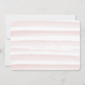 ピンク&金ゴールドさくらんぼブロッサムガールフォト誕生日 招待状 (裏面)