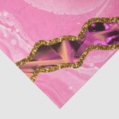 ピンク&金ゴールドアゲートゲードグリッター 薄葉紙 (詳細)