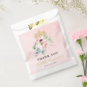 ピンク&金ゴールドエレガントクインセニェラ フェイバーバッグ (封をした状態)