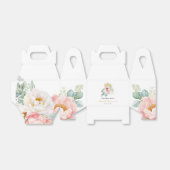 ピンク&金ゴールドエレガントクインセニェラ フェイバーボックス (折り畳みなし)