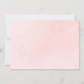 ピンク&金ゴールドエレガントフローラ セーブザデート (裏面)