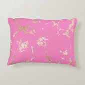 ピンク&金ゴールドカスタム アクセントクッション (裏面)