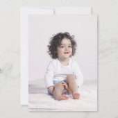 ピンク&金ゴールドガールの誕生日パーティーへの招待 招待状 (裏面)