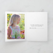 ピンク&金ゴールドガール5番誕生日ティーパーティー 招待状 (内部)