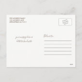 ピンク&金ゴールドクリスマスレトロパターン写真はがき シーズンポストカード (裏面)