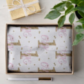 ピンク&金ゴールドグリッター紙吹雪1 1st誕生日パーティー 薄葉紙 (ギフト)