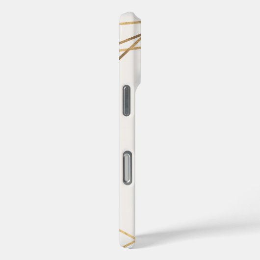 ピンク&金ゴールドフローラ牡丹フラワーグラムカスタム Case-Mate iPhoneケース (裏面 / 右)