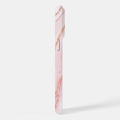 ピンク&金ゴールドマーブルガールズ iPhoneケース (右側面)