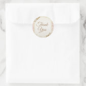 ピンク&金ゴールドモロッコアラビアンナイト結婚式の引き出物 ラウンドシール (バッグ)