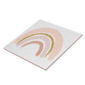 ピンク&金ゴールドレインボーエレガントホ タイル (側面)