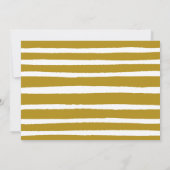 ピンク |金ゴールド企業ののパーティの招待状 招待状 (裏面)