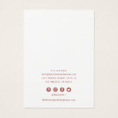 ピンク&金ゴールド大理石ジュエリーネックレスディスプレイ (裏面)