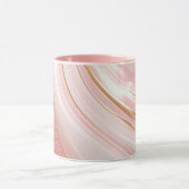 ピンク&金ゴールド大理石 マグカップ (中央)