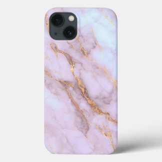 ピンク&金ゴールド大理石iPhoneケース – Luxe Glam Series iPhone 13ケース