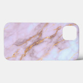 ピンク&金ゴールド大理石iPhoneケース – Luxe Glam Series Case-Mate iPhoneケース (裏面 (横))