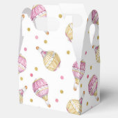 ピンク+金ゴールド熱気球 フェイバーボックス (オープン)