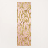 ピンク・金ゴールド・グラデーションレオパード・プリント         ヨガマット (正面)