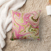 ピンク，金ゴールド,バラ，白，アート，エレガントパターン，sh クッション (ブランケット)