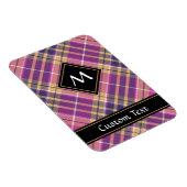 ピンク、金ゴールド、ブルータータンチェック マグネット (右側)