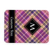 ピンク、金ゴールド、ブルータータンチェック マグネット (横)