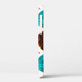 ピンク、青、チョコレートdの水彩パターン Case-Mate iPhoneケース (裏面 / 左)