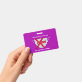 ピンク |顔マスク除外 バッジ (手持ち)