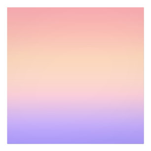 ピンク+黄色+パープルのグラデーション フォトプリント           
