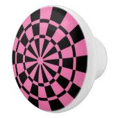 ピンク、黒 セラミックノブ (右)