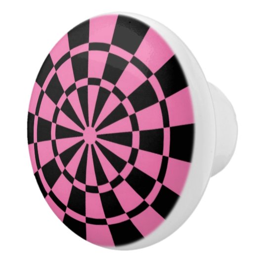 ピンク、黒 セラミックノブ (右)