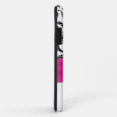 ピンク、黒、白のフローラダマスクiPhone 5ケース Case-Mate iPhoneケース (裏面/右)