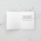 ピンク、黒、赤、白、黄色の幾何学的LOVE カード (内部)