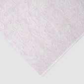 ピンク、10"の白いレースx 15"ティッシュペーパー 薄葉紙 (詳細)