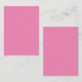 ピンク#EF8484、キャデラックピンク ノートカード (正面/裏面)