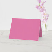 ピンク#EF8484、キャデラックピンク 箔グリーティングカード (蘭)