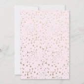 ピンク | Green Llama Love Cactus Girl Baby Shower 招待状 (裏面)