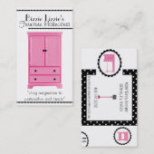 ピンク – nドット家具名刺 名刺 (正面/裏面)