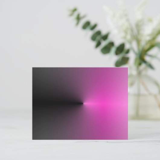 ピンク – n – 黒ポイント ポストカード (スタンド正面)