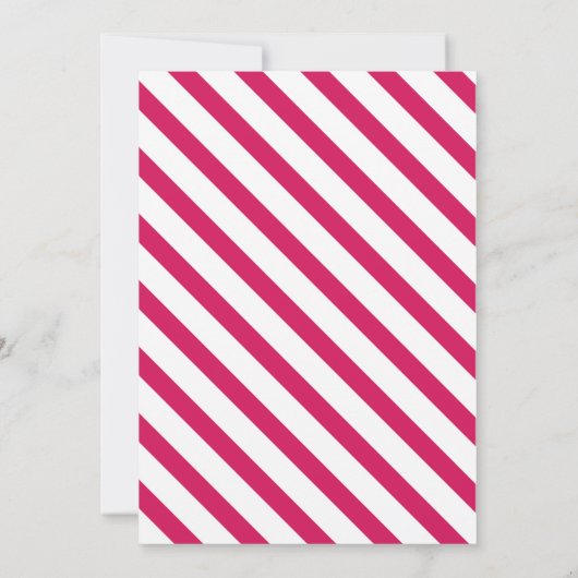 ピンクAベビーがハロウィーン魔女の赤ちゃんシャワーを醸造している 招待状 (裏面)