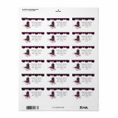 ピンクCookie、ベーカリーラベル ラベル (フルシート)